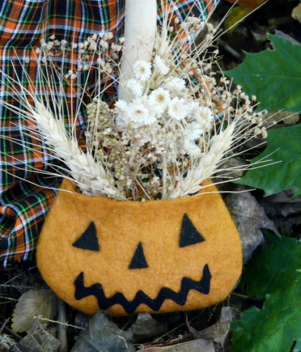 Prim Witch doll Halloween pattern Agatha - PDF new 2013 fall primitive spooky pu