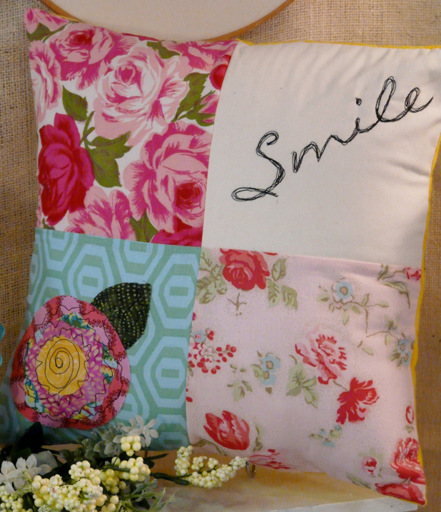 Home is the happiest place pillow pattern