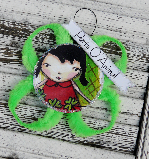 St. Patrick's day ornaments and banner pattern #353.