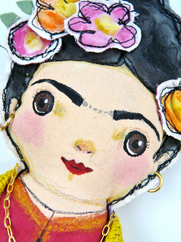 Frida art doll