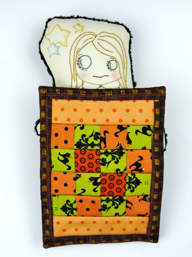 zombie doll pattern quilt