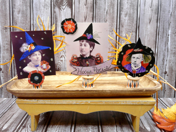 A Witchy Vintage Halloween collection PDF Collage sheets