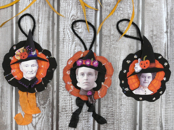 A Witchy Vintage Halloween collection PDF Collage sheets