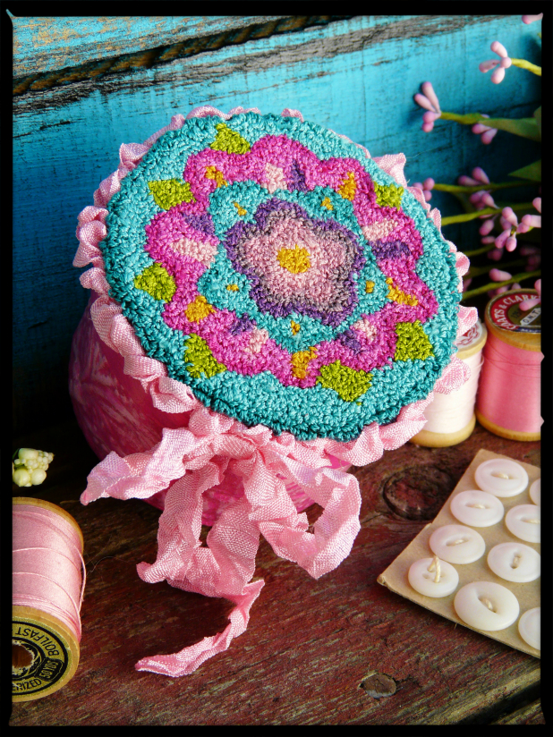 Blooming Blossom Punch needle Pattern flower
