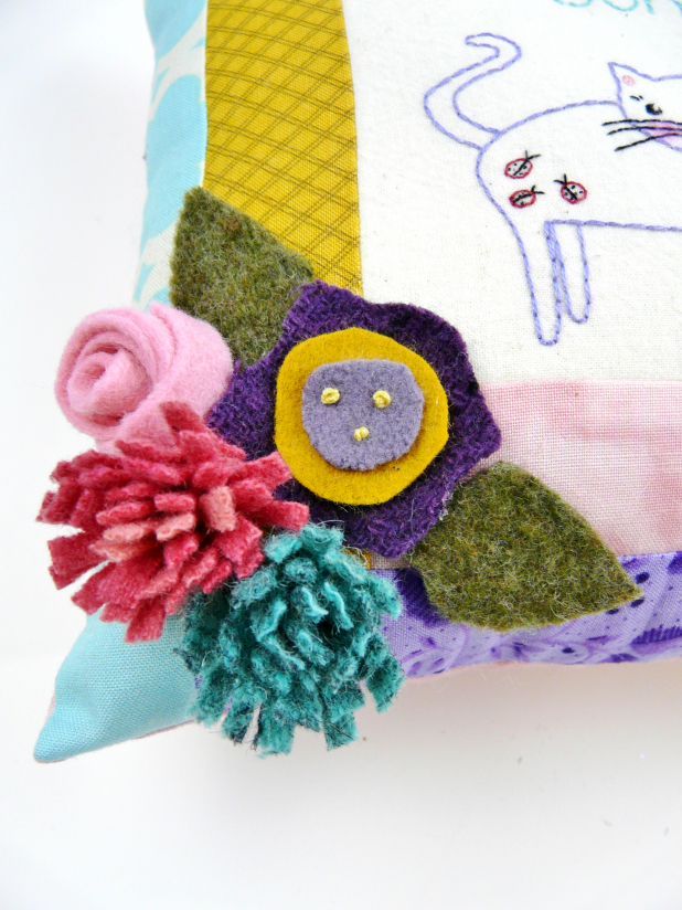 how to make felt flowers