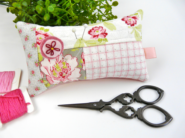 puppy dog hand embroidery pattern pincushion