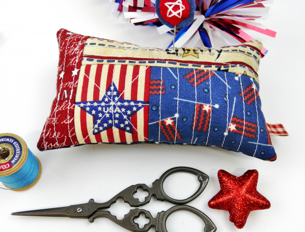 4th of july pincushions pinkeep pattern