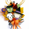 Halloween wool wreath and corsage