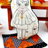 Halloween Dracula embroidery doll and mini Quilt pattern