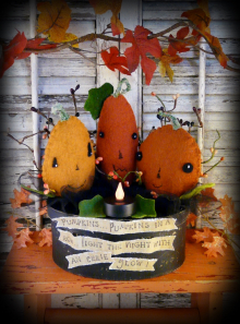 Pumpkin pumpkin in a row pattern- #338. Pumpkin pumpkin in a row lantern pattern- #338.