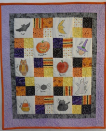 Halloween Sampler STITCHERY QUILT PATTERN