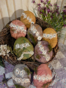 Prim spring eggs pattern