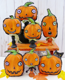 easy painted pumpkins tutorial pattern