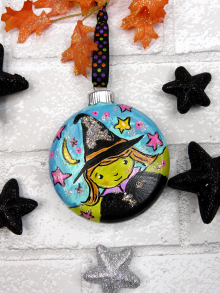 Halloween wicked witch ornie