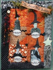 The Black Hat Society pattern witch quilt