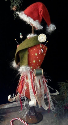 SANTA Mannequin pin keep pattern pin cushion dress form