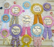 EASTER Badges pin pattern