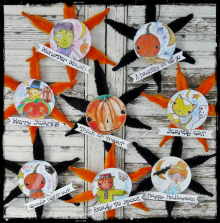 Halloween ornaments and banner pattern #360 Halloween ornaments and banner pattern chenille stem