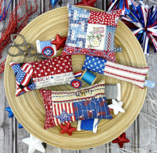 4th of july pincushions pinkeep pattern